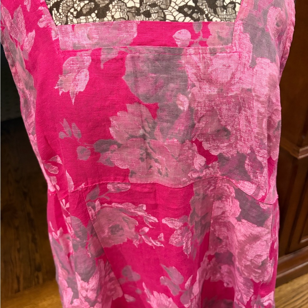Colette Floral Linen Sundress - Picture 2 of 11